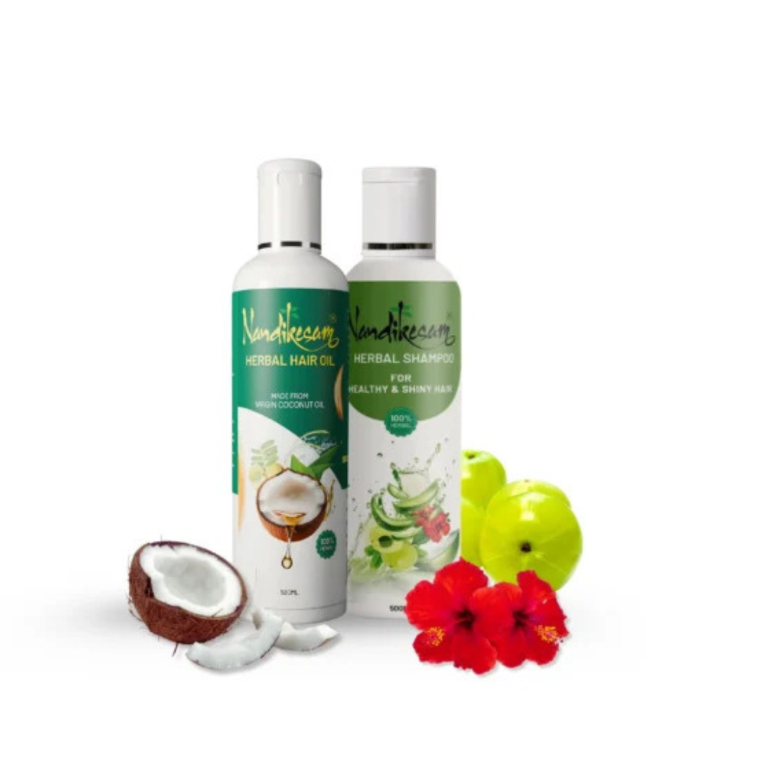 hair care Hair oil & shampoo combo