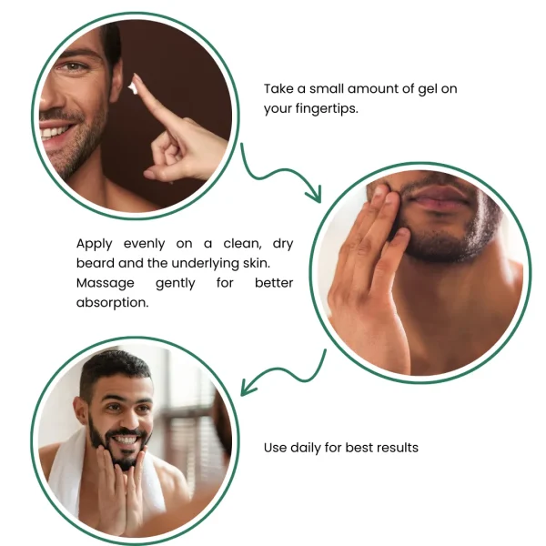Nandikesam Aloe Vera Beard Gel - Image 4