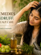 Ayurvedic remedies for dandruff with herbal hair oil and natural ingredients