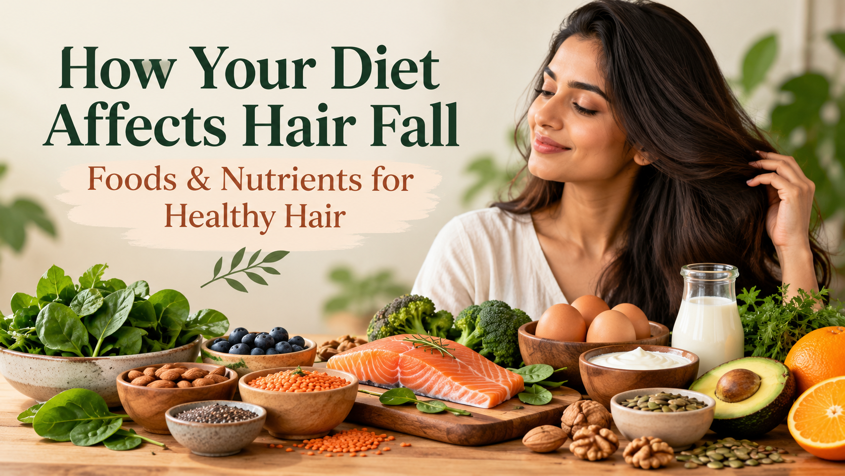 Foods and nutrients that support healthy hair and hair growth